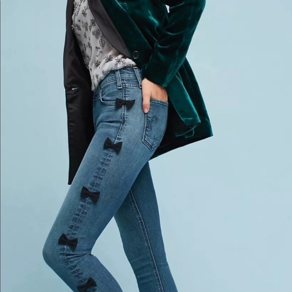 Anthropologie McGuire Newton Bow Skinny Jean size 27 - Picture 14 of 15